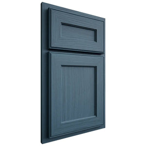 Shiloh Cabinetry Partial Overlay Essex White Oak Plain Cut Hudson Door