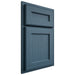 Shiloh Cabinetry Partial Overlay Essex White Oak Plain Cut Hudson Door