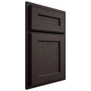 Shiloh Cabinetry Partial Overlay Essex White Oak Plain Cut Morel Door