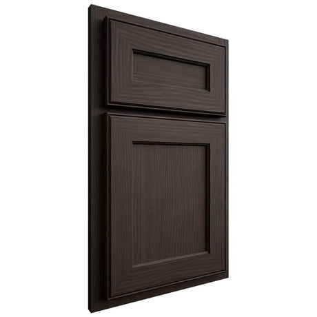 Shiloh Cabinetry Partial Overlay Essex White Oak Plain Cut Morel Door