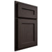 Shiloh Cabinetry Partial Overlay Essex White Oak Plain Cut Morel Door