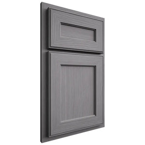 Shiloh Cabinetry Partial Overlay Essex White Oak Plain Cut Sterling Door