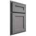 Shiloh Cabinetry Partial Overlay Essex White Oak Plain Cut Sterling Door