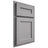 Shiloh Cabinetry Partial Overlay Essex White Oak Plain Cut Stratus Door