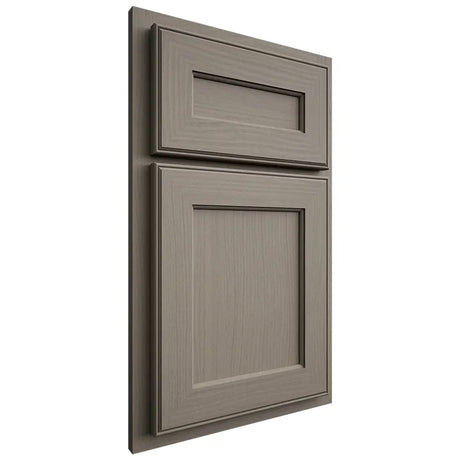 Shiloh Cabinetry Partial Overlay Essex White Oak Plain Cut Thyme Door