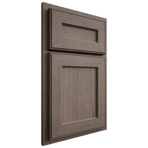 Shiloh Cabinetry Partial Overlay Essex White Oak Quarter Sawn Clay Door