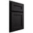 Shiloh Cabinetry Partial Overlay Essex White Oak Quarter Sawn Espresso Door