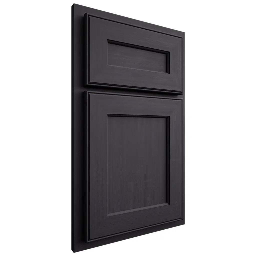 Shiloh Cabinetry Partial Overlay Essex White Oak Quarter Sawn Harbor Door