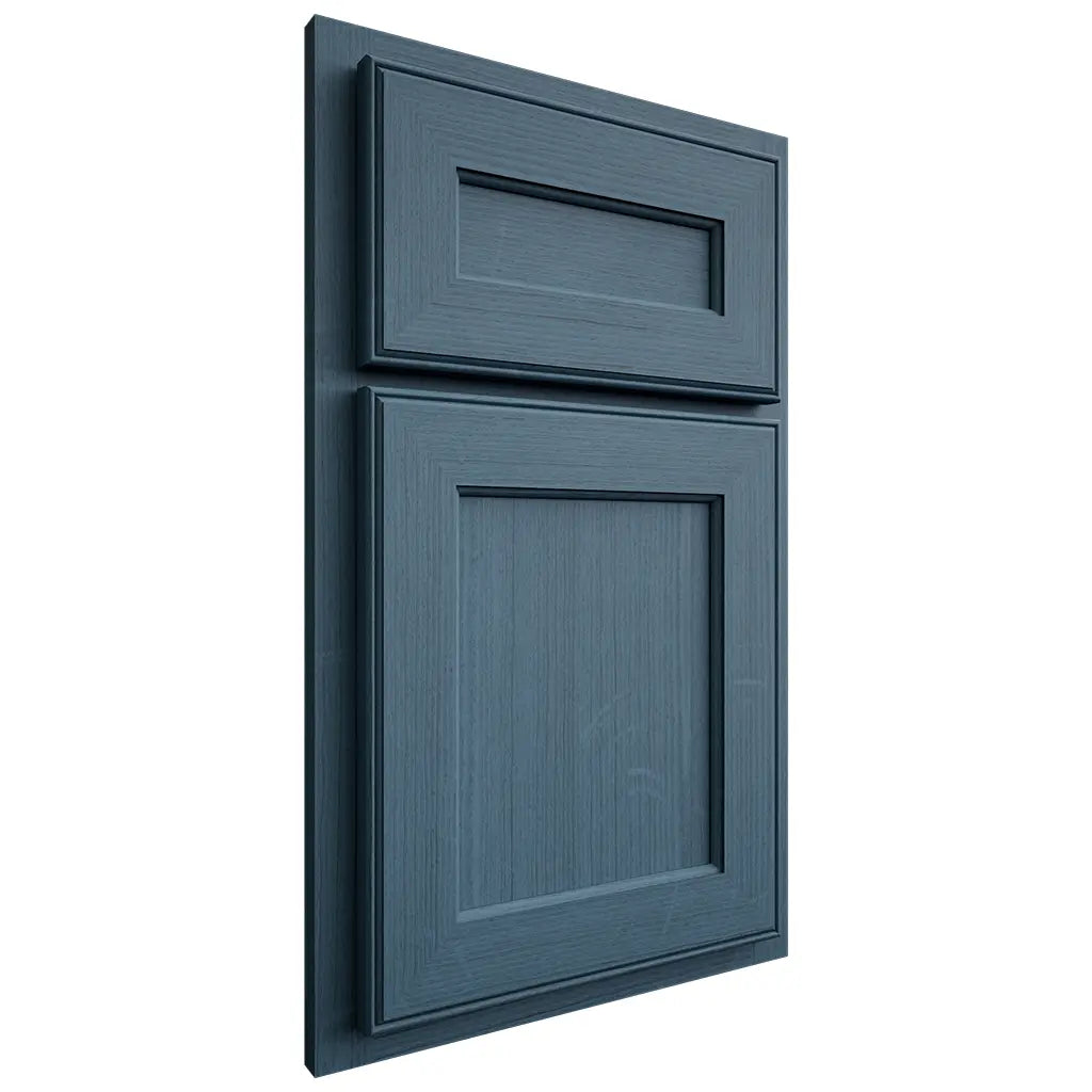 Shiloh Cabinetry Partial Overlay Essex White Oak Quarter Sawn Hudson Door