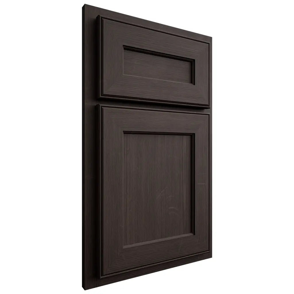 Shiloh Cabinetry Partial Overlay Essex White Oak Quarter Sawn Morel Door