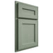 Shiloh Cabinetry Partial Overlay Essex White Oak Quarter Sawn Moss Door