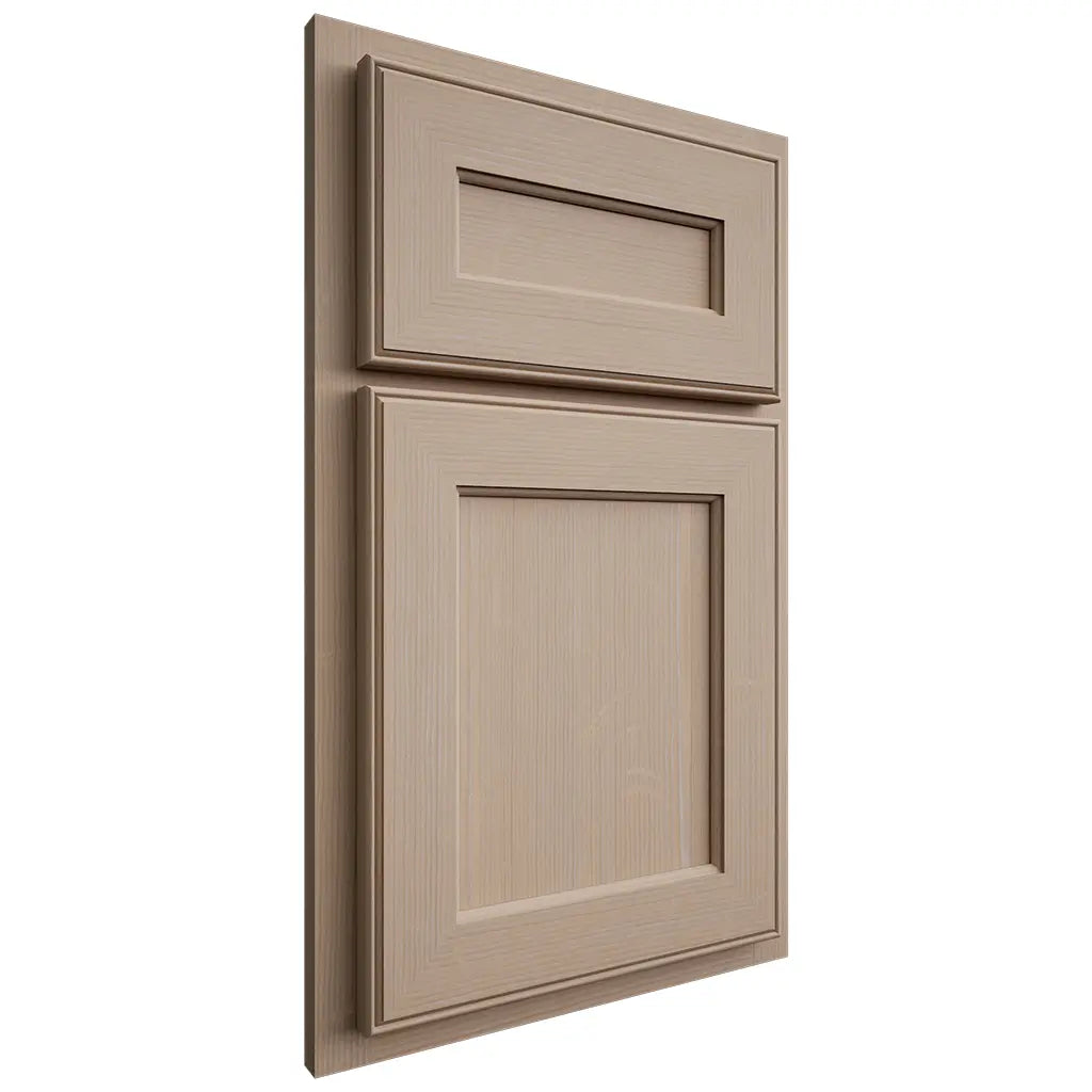 Shiloh Cabinetry Partial Overlay Essex White Oak Quarter Sawn Straw Door