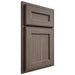 Shiloh Cabinetry Partial Overlay Essex White Oak Rift Cut Clay Door