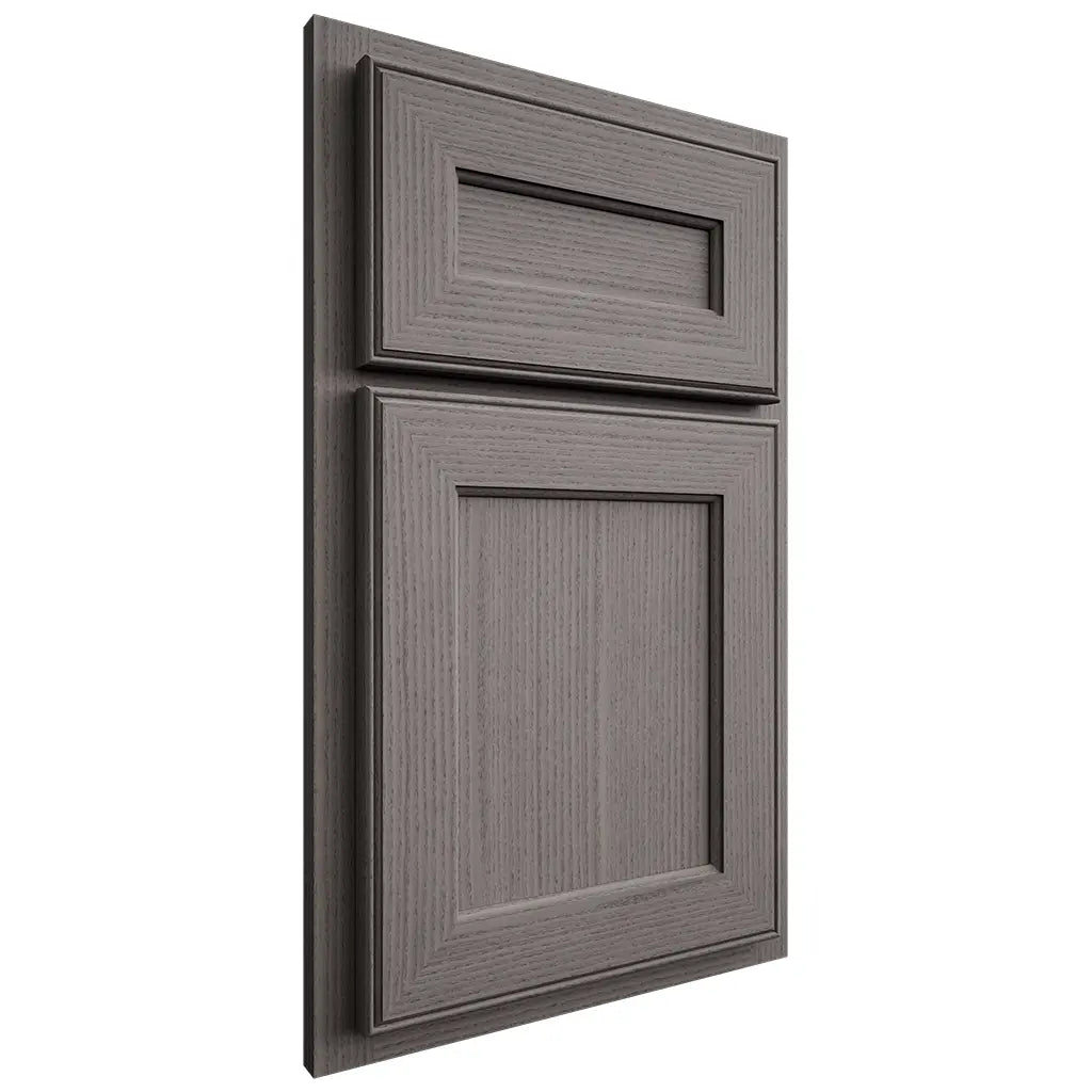 Shiloh Cabinetry Partial Overlay Essex White Oak Rift Cut Flagstone Door