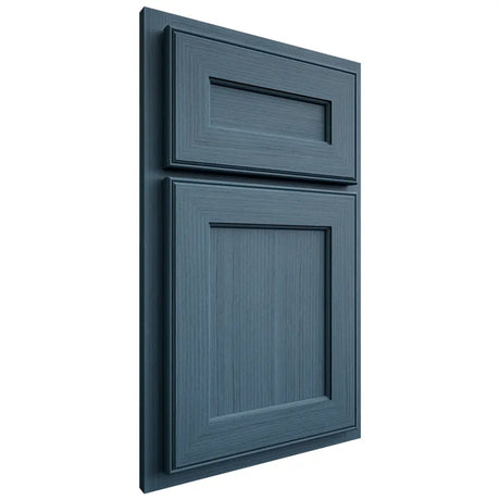 Shiloh Cabinetry Partial Overlay Essex White Oak Rift Cut Hudson Door