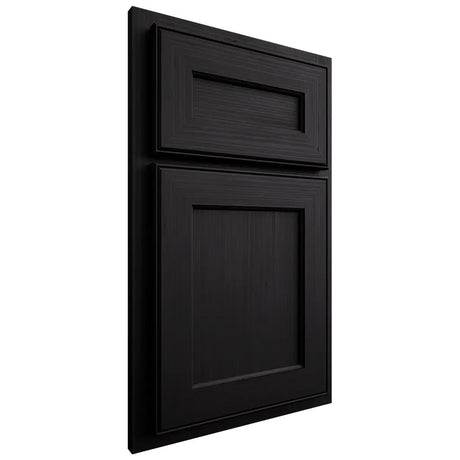 Shiloh Cabinetry Partial Overlay Essex White Oak Rift Cut Ink Door