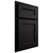 Shiloh Cabinetry Partial Overlay Essex White Oak Rift Cut Ink Door