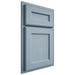Shiloh Cabinetry Partial Overlay Essex White Oak Rift Cut Sky Door