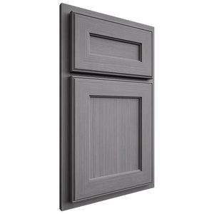 Shiloh Cabinetry Partial Overlay Essex White Oak Rift Cut Sterling Door