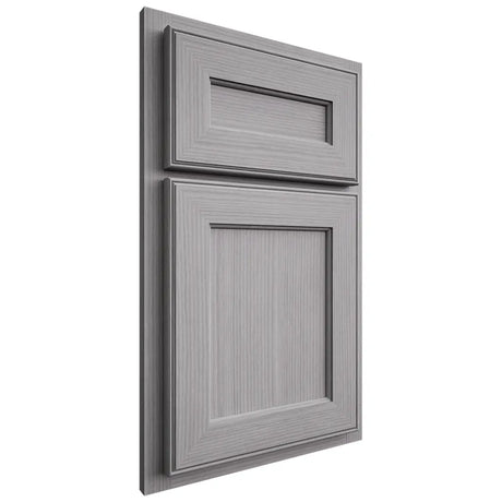 Shiloh Cabinetry Partial Overlay Essex White Oak Rift Cut Stratus Door