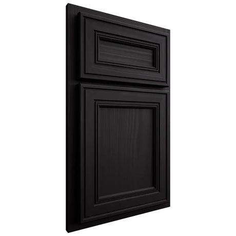 Shiloh Cabinetry Partial Overlay Glenbrook Cherry Plain Cut Espresso Door