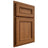 Shiloh Cabinetry Partial Overlay Glenbrook Hickory Plain Cut Chestnut Door