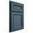 Shiloh Cabinetry Partial Overlay Glenbrook Hickory Plain Cut Hudson Door
