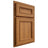 Shiloh Cabinetry Partial Overlay Glenbrook Hickory Plain Cut Medium Door
