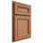 Shiloh Cabinetry Partial Overlay Glenbrook Maple Plain Cut Cashmere Door