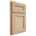 Shiloh Cabinetry Partial Overlay Glenbrook Maple Plain Cut Natural Door