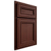 Shiloh Cabinetry Partial Overlay Glenbrook Maple Plain Cut Sable Door