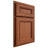 Shiloh Cabinetry Partial Overlay Glenbrook Maple Plain Cut Spice Door