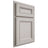 Shiloh Cabinetry Partial Overlay Glenbrook Paintable Amazing Gray Door