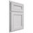 Shiloh Cabinetry Partial Overlay Glenbrook Paintable Arctic Door