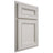 Shiloh Cabinetry Partial Overlay Glenbrook Paintable Beige Door