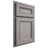 Shiloh Cabinetry Partial Overlay Glenbrook Paintable Dovetail Gray Door