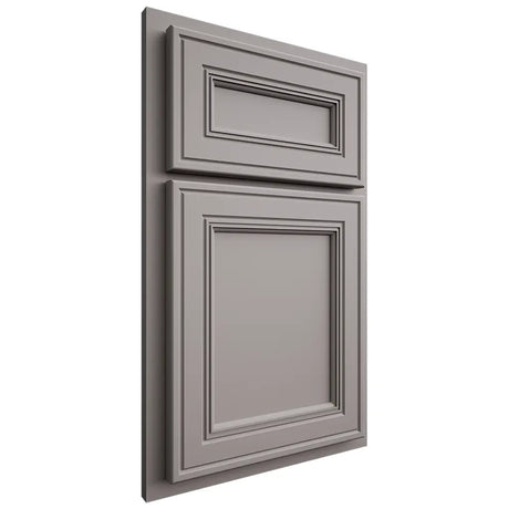 Shiloh Cabinetry Partial Overlay Glenbrook Paintable Dovetail Gray Door
