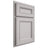 Shiloh Cabinetry Partial Overlay Glenbrook Paintable Light French Gray Door