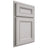 Shiloh Cabinetry Partial Overlay Glenbrook Paintable Mindful Gray Door
