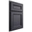 Shiloh Cabinetry Partial Overlay Glenbrook Paintable Outerspace Door