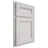Shiloh Cabinetry Partial Overlay Glenbrook Paintable Soft White Door