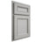 Shiloh Cabinetry Partial Overlay Glenbrook Paintable Unusual Gray Door