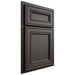 Shiloh Cabinetry Partial Overlay Glenbrook Paintable Urbane Bronze Door