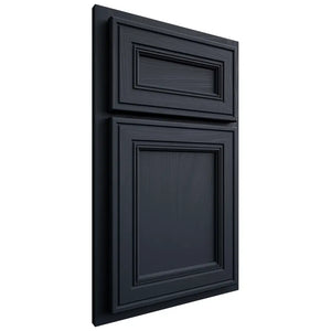 Shiloh Cabinetry Partial Overlay Glenbrook Poplar Plain Cut Hudson Door