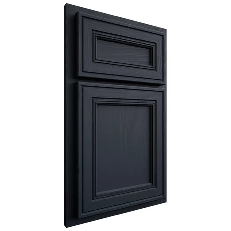 Shiloh Cabinetry Partial Overlay Glenbrook Poplar Plain Cut Hudson Door