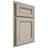 Shiloh Cabinetry Partial Overlay Glenbrook Poplar Plain Cut Seagull Door