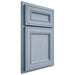 Shiloh Cabinetry Partial Overlay Glenbrook Poplar Plain Cut Sky Door