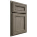 Shiloh Cabinetry Partial Overlay Glenbrook Poplar Plain Cut Sterling Door