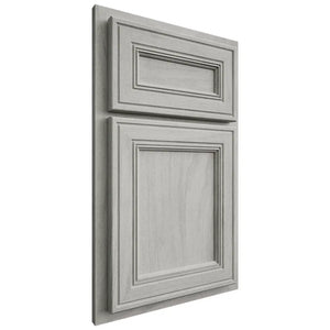 Shiloh Cabinetry Partial Overlay Glenbrook Poplar Plain Cut Stratus Door