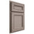 Shiloh Cabinetry Partial Overlay Glenbrook Red Oak Plain Cut Sterling Door